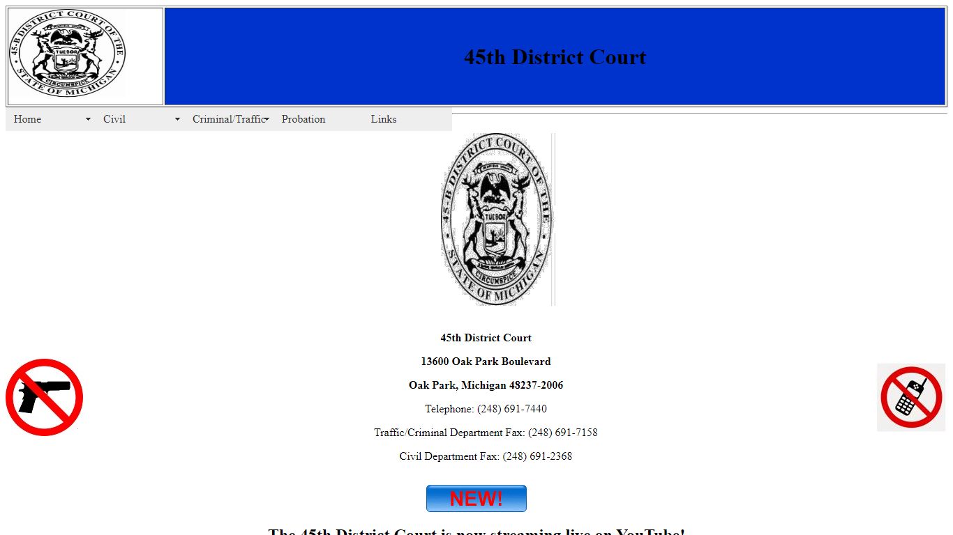 45B District Court-Home